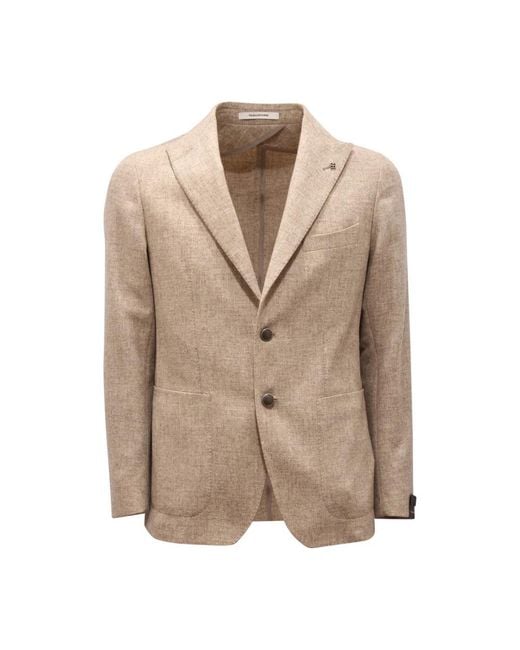 Tagliatore Blazers in Brown for Men | Lyst