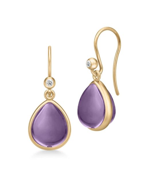 Julie Sandlau Purple Amethyst paloma ohrringe