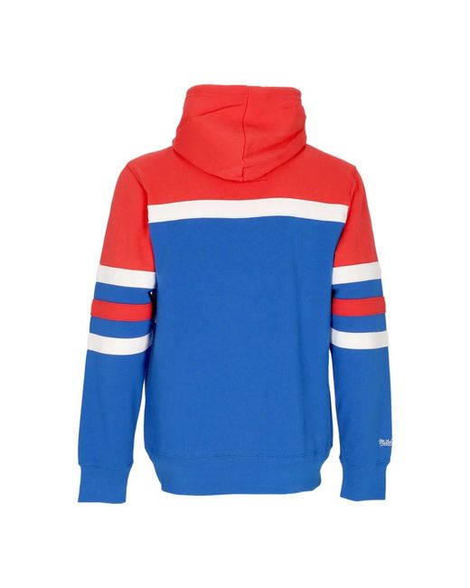 Mitchell & Ness Blue Hoodies for men
