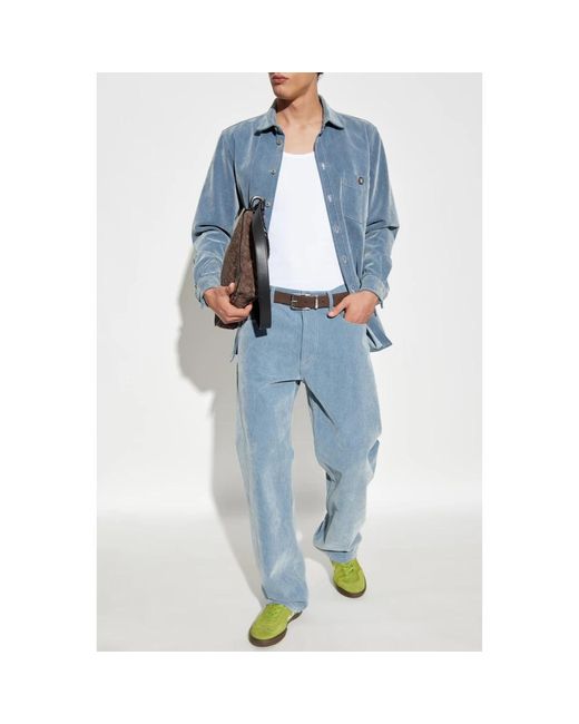 Moschino Jeans ,Blauw ,Katoen Straight Jeans in het Blue voor heren