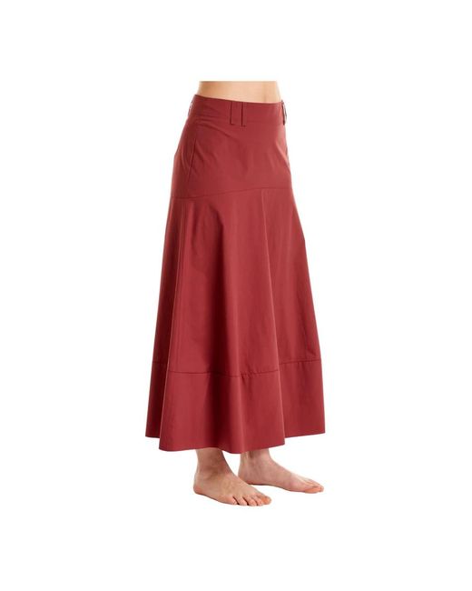 ALESSIA SANTI Red Maxi Skirts