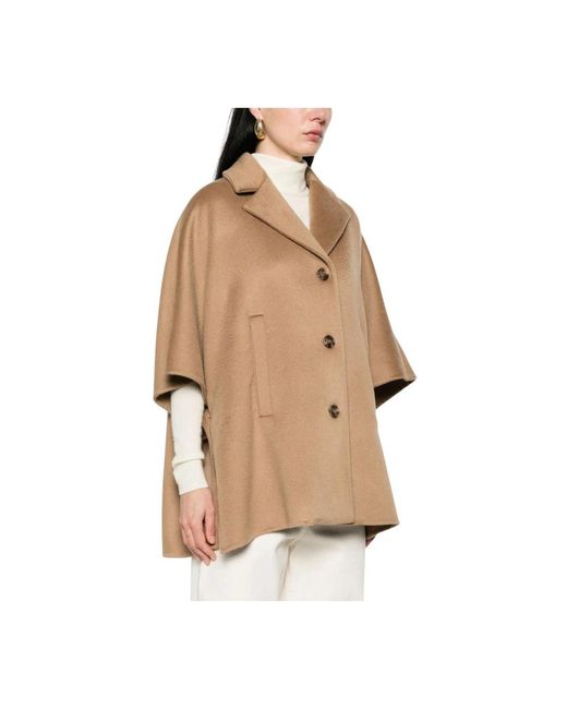 Max Mara Natural Single-Breasted Coats