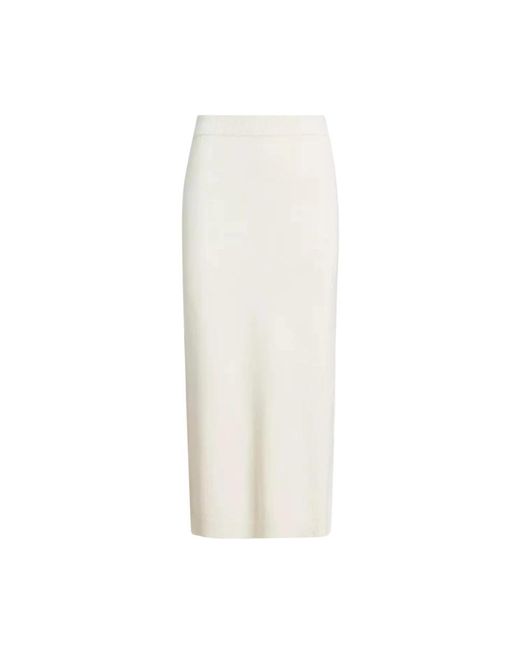 Midi Skirts Ralph Lauren de color White