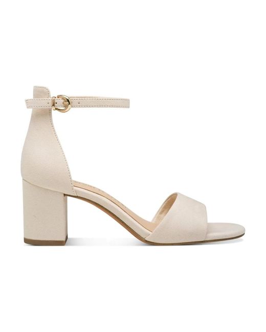 Marco Tozzi White High Heel Sandals