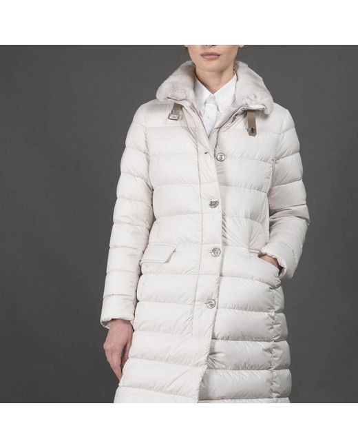 Down Coats di Moorer in Metallic
