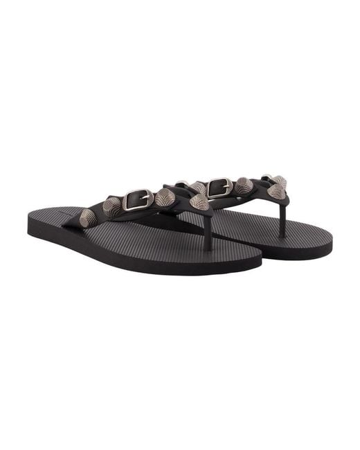Balenciaga Blue Flip Flops