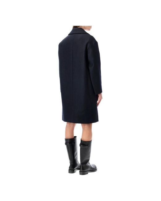 A.P.C. Blue Single-Breasted Coats