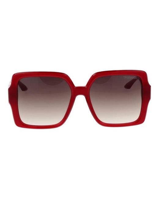 Sunglasses di Trussardi in Red