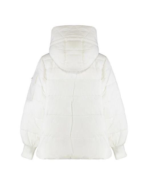 Pinko White Winter Jackets