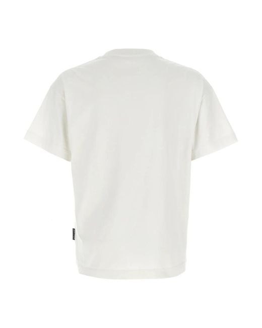 Palm Angels White T-Shirts for men