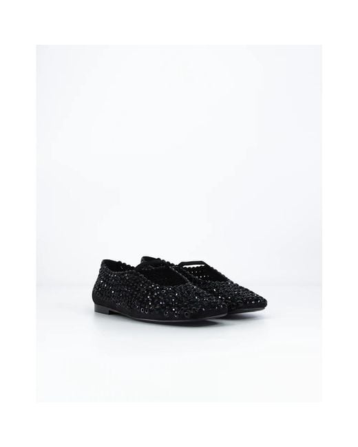 Tosca Blu Black Ballerina Shoes