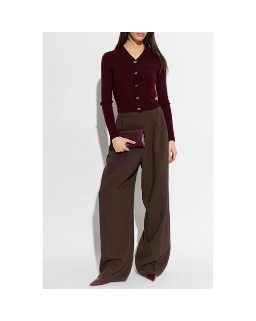Ganni Red Cardigans