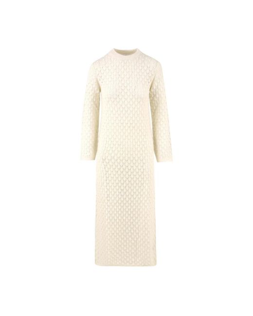 Not Shy Natural Knitted Dresses