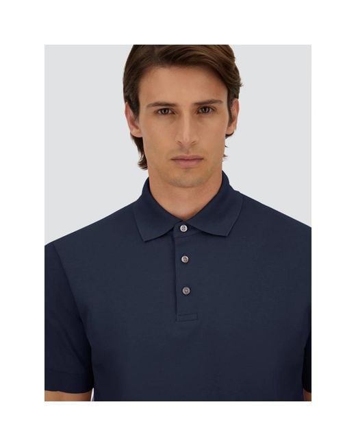 Polo Shirts Herno de hombre de color Blue