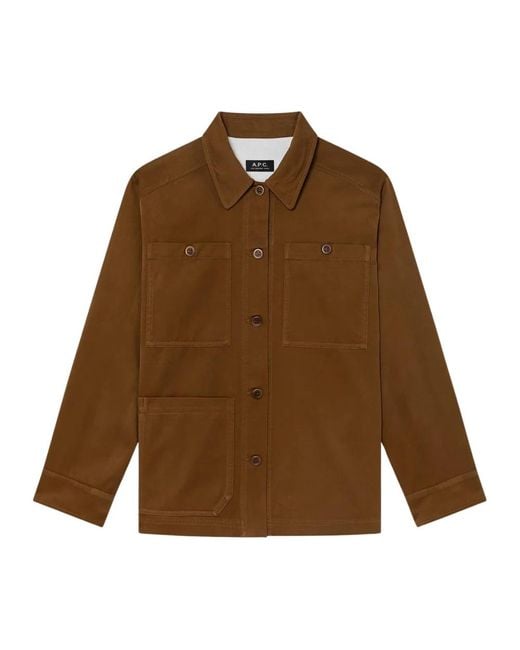 Light Jackets di A.P.C. in Brown
