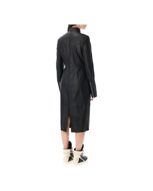 Rick Owens Black Midi Dresses