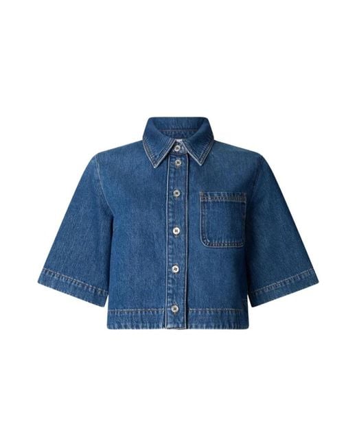 Liu Jo Blue Denim Shirts