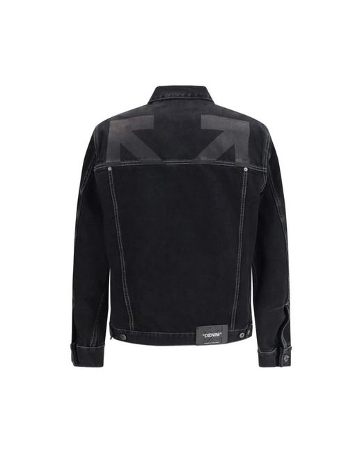Off-White c/o Virgil Abloh Blue Denim Jackets for men