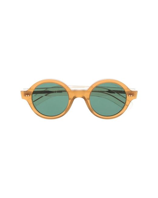 Cutler & Gross Green Braun/havanna sonnenbrille für den täglichen gebrauch
