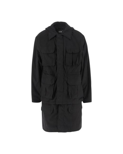 Parkas we11done de hombre de color Black