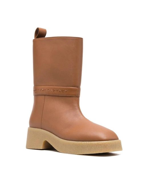 Stella McCartney Brown Ankle Boots