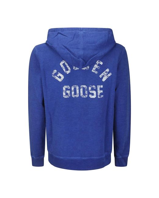 Golden Goose Deluxe Brand Blue Zip-Throughs for men