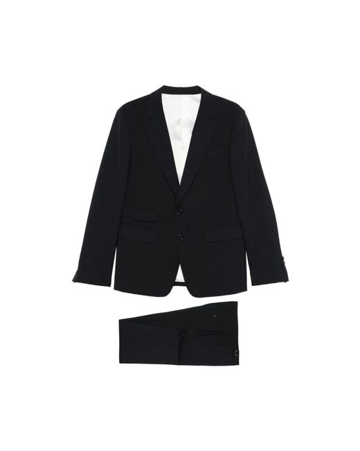 DSquared² Kostuums ,Blauw ,Katoen Suit Dsquared 2 in het Black voor heren