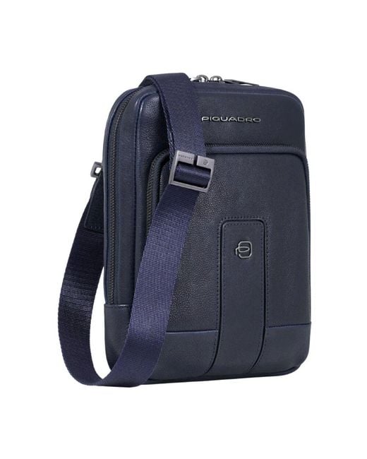 Messenger Bags Piquadro de color Blue