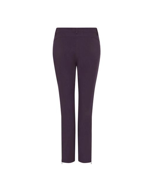 Cro Purple Slim-Fit Trousers
