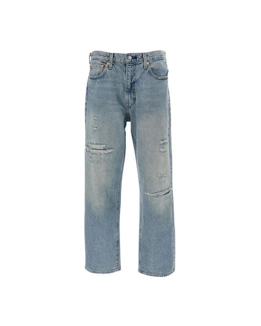 Levi's Blue Straight Fit Jeans for men