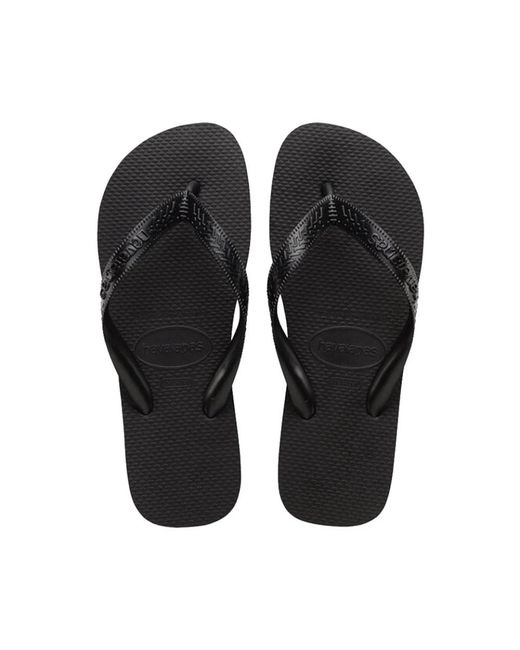 Havaianas Black Flip Flops for men