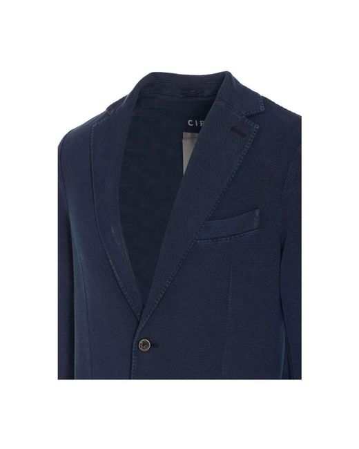 Circolo 1901 Blauer klassischer reversjacke langarm in Blue für Herren