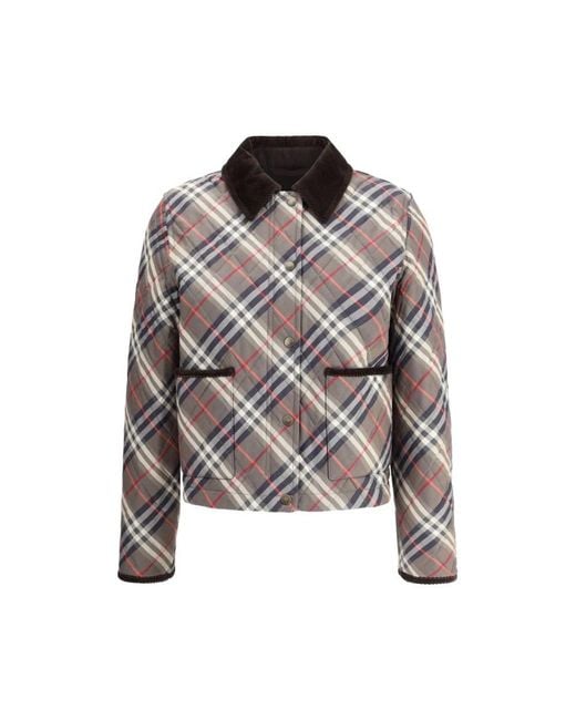 Burberry Gray Light Jackets