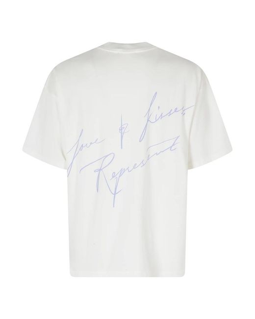Represent White T-Shirts for men