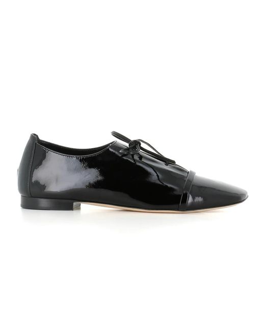 Malone Souliers Black Laced Shoes