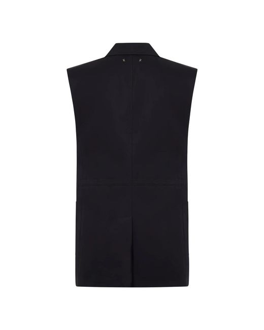 Golden Goose Deluxe Brand Blue Vests