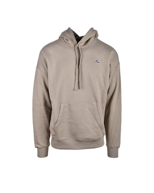 Maglione in cotone di DIESEL in Gray da Uomo