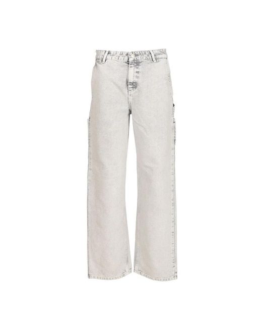 Carhartt Gray Straight Jeans
