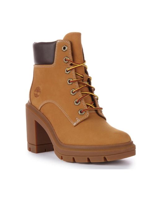 Timberland Brown Heeled Boots