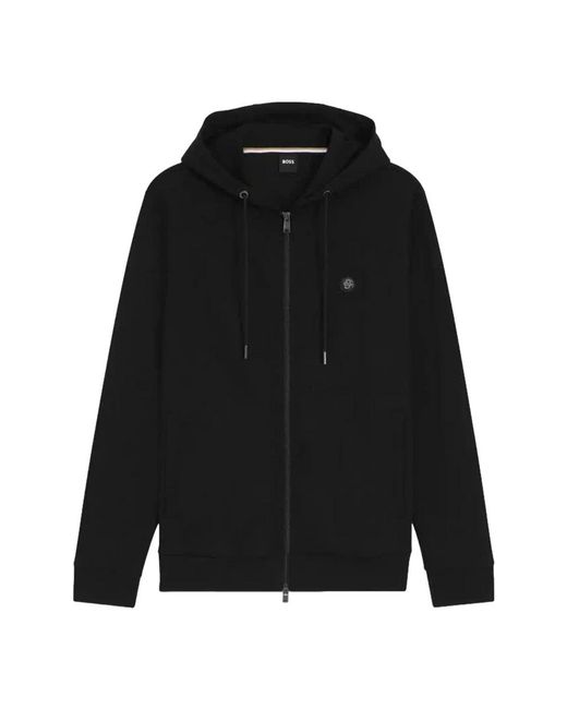 Zip-Throughs HUGO pour homme en coloris Black