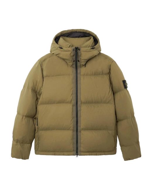 Down Jackets Stone Island de hombre de color Green