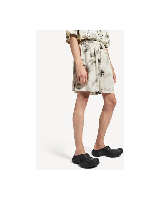 Balenciaga Natural Casual Shorts for men