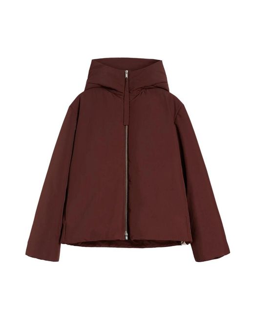 Jil Sander Purple Winter Jackets