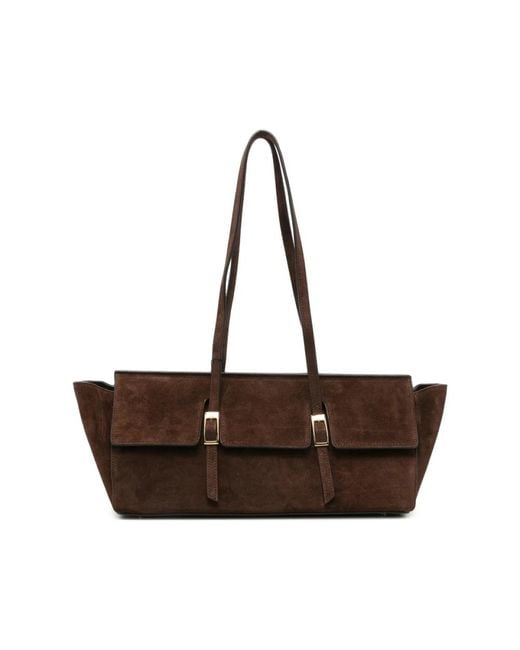 Elleme Brown Shoulder Bags