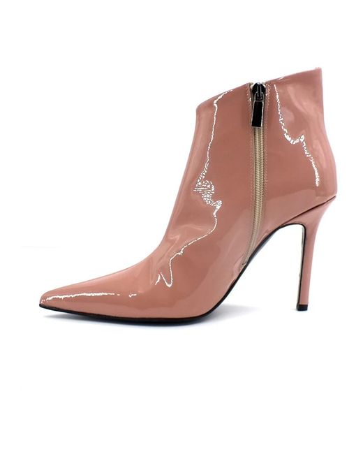 Eddy Daniele Pink Heeled Boots