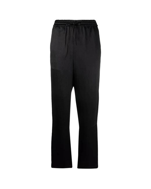 Rag & Bone Black Elias Satin Pant Relaxed Fit Pant