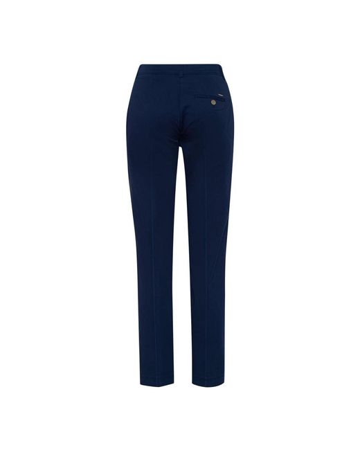 Brax Blue Slim-Fit Trousers