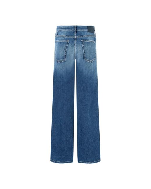Cambio Blue Wide Jeans