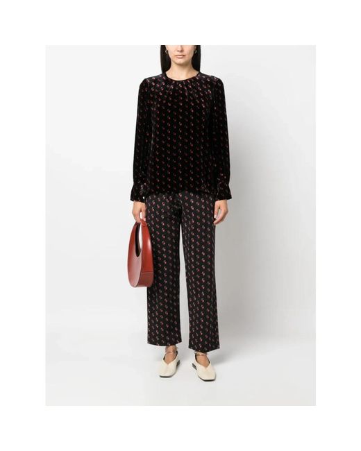 Pierre Louis Mascia Black Blouses