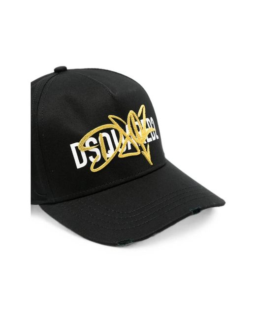 Caps DSquared² de hombre de color Black